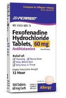 perrigo - Fexofenadine Generic Allegra 60 Mg - 100ct. (Pack of 3)