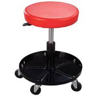 Pro-Lift C-3001 Pneumatic Chair with 300 lbs Capacity - Black / Red