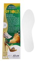 Kleinert's Dry Soles Shoe Inserts for Men - Stops Sweaty Feet (Fits Shoe Sizes 13-18) (White)