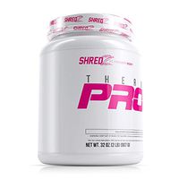 SHREDZ 2-in-1 Thermogenic Protein Supplement Powder for Women, Build Muscle with Impressive Gains, Burn Fat, Enhanced Workout Performance, Quicker Recovery (Cookies & Cream)