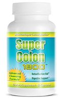 Super Colon 1800 Weight Loss Detox Cleanse All Natural with Acai Fruit and Fennel Seeds 60 Capsules Per Bottle 100 Bottles