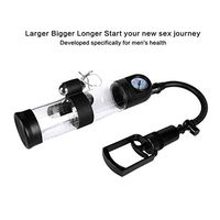 Enlargement Pump for Man PênīsPump Air Vacuum Pump Pênīsgrowth Device with Multi-Speed Electrical Vibration Massàger Male Tshirt