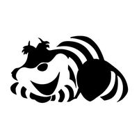 leononlinebox Cheshire Cat Smile Wonderland - Vinyl Decal [12cm Black] Sticker for Car, iPad, Laptop, Helmet