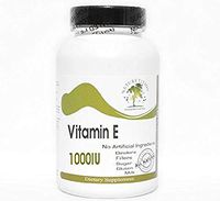 Vitamin E 1000IU Non-Oily ~ 100 Capsules - No Additives ~ Naturetition Supplements