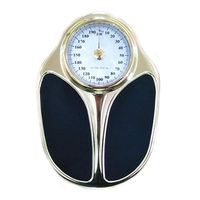 Lcxliga Mechanical Analog Bathroom Scale - Healthy Weight Scale,Oversized Analog Dial,Easy to Read,Measures Weight 440 Lbs (Color : White)