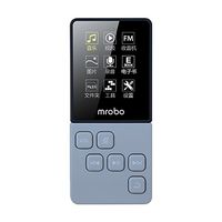 Mrobo HiFi MP3 Player Built-in Speakers High Sound Quality Mini Music Player Support 64G TF Card FM E-Book (8GB, Greg) ...