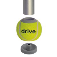 Heavy Duty Replacement Pads for Drive Tennis Ball Glides - Gray - 2 Pairs