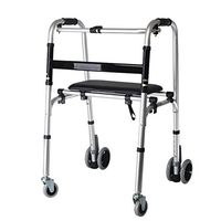Bariatric Heavy-Duty Folding Rollator Walker with 4 Wheels for Seniors, Walking Frame Lightweight, Mobility Aid for Handicap,Adults Extra Wide Rolling Walker
