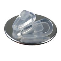 GMS Optical Air Bag Push-in Silicone Nose Pads for Glasses, Sunglasses, and Eye Wear - 13mm (4 Pair)