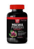 Anti Stress Vitamins - MUCUNA PRURIENS Extract 350 MG - mucuna pruriens Extract Capsules - 1 Bottle 60 Capsules
