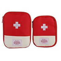 DANER Outdoor First Aid Emergency Medical Bag Medicine Drug Pill Box Home Car Survival Kit Emerge Case Small 600D Oxford Pouch,Red,M