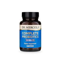 Dr Mercola, ,Complete Probiotics (100 Billion CFU), 30 Servings (30 Capsules), non GMO, Soy-Free, Gluten-Free