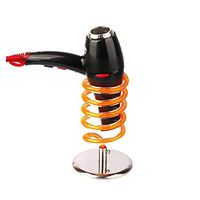 LIUCS Spiral Living Room Dryer Holder, Hair Dryer, Hair Straightener, Sturdy Acrylic Multi-Purpose Desk Stand, Orange