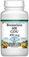 Bromelain 600 GDU - 450 mg (100 Capsules, ZIN: 519506)