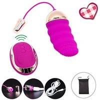 10 Pattern USB Rechargeable Waterproof Wireless Remote Control Mini Massager, Strong Small Women Personal, Garden and Parties