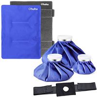 Ohuhu (6"/9"/11") Ice Bag with Wrap + 14" X 11" Gel Pack with Wrap