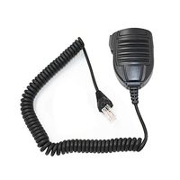 Nrpfell Walkie Talkie Standard Mobile Mic Speaker for Vertex Yaesu MH-67A8J 8 pin VX-2200 VX-2100 VX-3200 Two Way Radio
