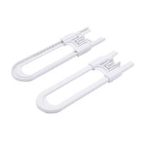 Upgraded Sliding Cabinet Locks 4 Pack Multi-Purpose Baby Proof Lock, Easy Install No Tools or Drilling Required for Child Safety