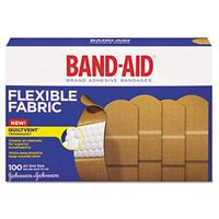 JJC Band-Aid Flexible Fabric Adhesive Bandage Strip Bx/100