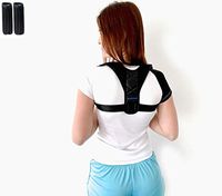 Posture Corrector for Men and Women with Arm Pads, FDA Approved, Adjustable Upper Back Brace Straightener and Providing Pain Relief (Universal)