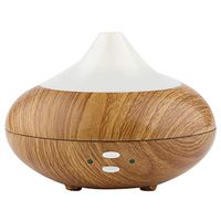 Vansee Mosquito lamp, LED Ultrasonic Aroma Humidifier Air Aromatherapy Essential Oil Diffuser 7 Colors (Brown)