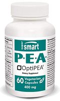 Supersmart - Pea (Palmitoylethanolamide) 400 mg from OptiPEA - Natural Analgesic and Pain Relief | Non-GMO & No Fillers - 60 Vegetarian Capsules