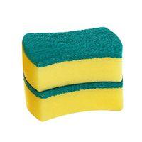 ekqw015l Cleaning Sponge for Kitchen/Bathroom -2Pcs Double Side Home Kitchen Dish Wash Cleaning Sponge | Scrubbing Scouring Pads| Scrub Sponge Extra Thin Magic Eraser Sponge