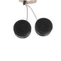 2 x 97dB 500W Dome Tweeters Black for Car Audio System