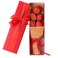 Miklan Roses Soap Flower Soap Gift Box Valentine's Gifts Wedding Decoration Gift, Great Gift for Mother's Day Valentine's Day Christmas