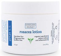 Rosacea Red Skin and Acne Cream - with Manuka Honey, Aloe Vera & Coconut Oil - Redness, Inflammation, Acne and Rosacea Relief - Paraben & Sulfate Free (2 oz)