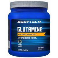 BodyTech Glutamine (Freeform Amino Acid) 4500 MG AntiCatabolic Recovery Agent, Unflavored (24 Ounce Powder)