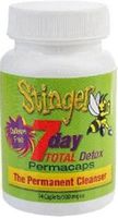5 Pack -Stinger 7 DAY Total Detox Cleanser 14 Count Capsules with Free Im Baked Bro and Doob Tubes Sticker