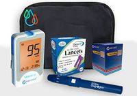 Raindrop USA - Clever Choice Voice HD Blood Glucose Monitor Kit (50 Test Strips, 100 Lancets)