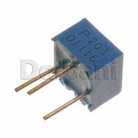 10pcs @$0.8 3362P-1-203LF Bourns Trimpot Cermet Trimmer POT 1 Turn .5W 20K