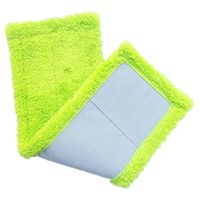 YoYoly Home Cleaning Pad Coral Velet Refill, Household Dust Mop Head Replacement Dainty (Green)