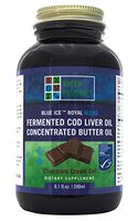 Green Pasture's Blue Ice Royal Butter Oil / Fermented Cod Liver Oil Blend - CHOCOLATE CREAM GEL - 8.1 fl.oz (240ml)