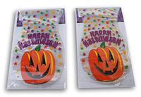 Halloween Themed Jack o Lantern Patterned Loot Treat Bags - 50 Pack