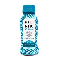 Picnik Grass-Fed Butter Coffee - Made with MCT Oil/Grass-Fed Butter & Whey/Fair Trade Organic Coffee - Cappuccino, 10 Fluid Ounces (Pack of 6)