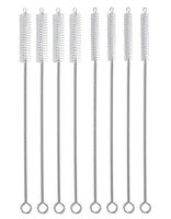 Hiware Drinking Straw Brush Set, 4-Piece 7.6" x 8 mm Cleaner Brush for Stainless Steel Tumbler Straws and 4-Piece 7.6" x 10 mm Cleaning Brush for Smoothie Straws