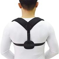 Back Brace - Laiking Posture Corrector for Men & Women Adjustable Belt Support Improves Posture and Kyphosis Brace from Upright Posture Neck Back Shoulder with Detachable Underarm Pad (2 Packs)