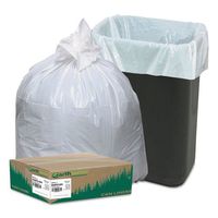 Earthsense Recycled Tall .7 Mil Kitchen Bags, 13 Gallon Capacity, 150 Bags Per Box - White