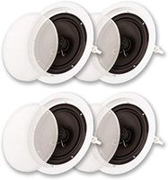 Acoustic Audio SP8c in Ceiling 8" Speaker 2 Pair Pack 2 Way Home Theater 1200 Watt SP8c-2PR