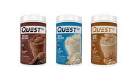 Quest Protein Powder 3-Pack: 1.6 Pound Vanilla, Chocolate, Peanut Butter (Vanilla, Chocolate, Peanut Butter, 1.6 Pound (3 Pack))