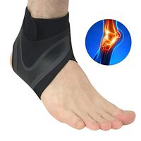 Ankle Stabilizer Brace, Compression Women Men Breathable Adjustable Foot Support Wrap Reduce Pain Sleeve for Sport, Ankle Sprain, Plantar Fasciitis, Injury Recovery