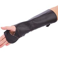 Arm Guard Wrist Support Armband Bow Hand Protector for Outdoor Hunting and Archery Arm Brace,Brown