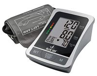 Blue Jay Perfect Measure Deluxe Large Digit Arm Blood Pressure Kit - Blood Pressure Measuring Kit, Adult BP Meter, 2 Arm Cuffs, AC Adapter Charger, Professional Diagnostic Device. Health Monitors