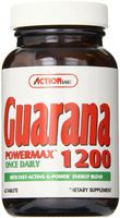Action Labs Guarana 1200 Powermax , 60 Count