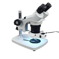 OMAX 20X-40X-80X Binocular Stereo Microscope with 54 LED Ring Light