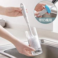 Good Grips Water Bottle Cleaning ，Kitchen Detachable Long Handle Cup Brush Multifunctional Cup Bottle Brush Glass Cup Cup Cleaning Brush