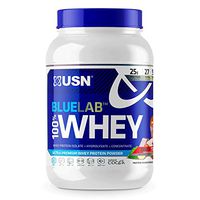 USN Supplements BlueLab 100 Percent Whey Protein Powder - Keto Friendly, Low Carb and Low Calorie